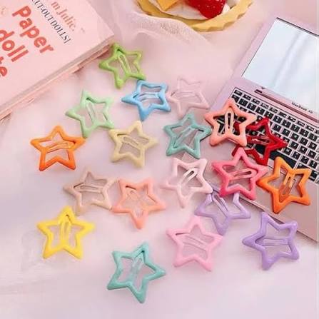 Cute Star Hair Clips for Girls(pack of 4)