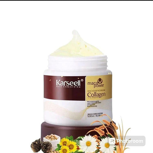 Karseell Maca Power Collagen Hair Mask – 500ml 💛✨