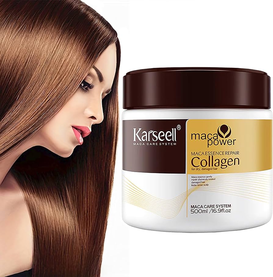 Karseell Maca Power Collagen Hair Mask – 500ml 💛✨