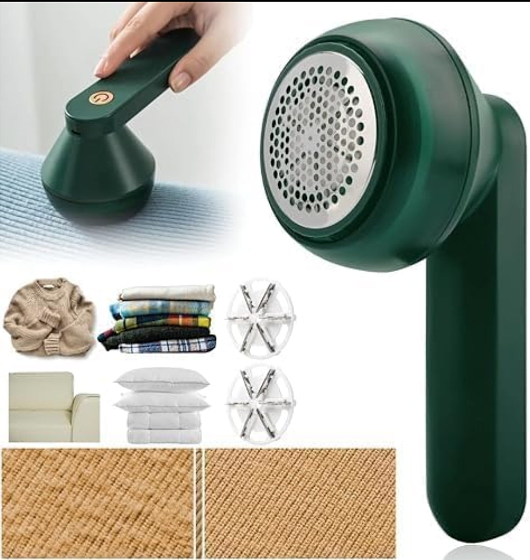 🤚Say Goodbye to Fuzz Balls, Hello to Brand-New Clothes! ✨**
‎
‎Meet the **Electric Lint Remover**, your pocket-sized fabric rescue tool in a stunning forest green finish.
‎