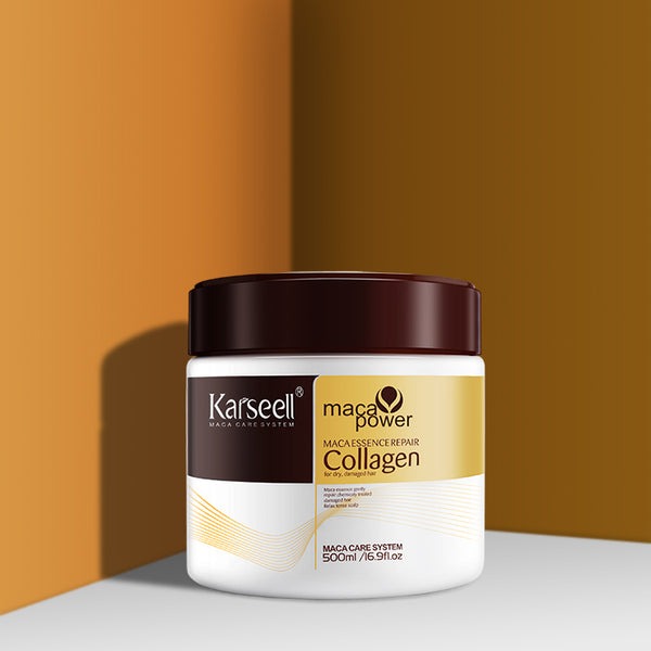 Karseell Maca Power Collagen Hair Mask – 500ml 💛✨