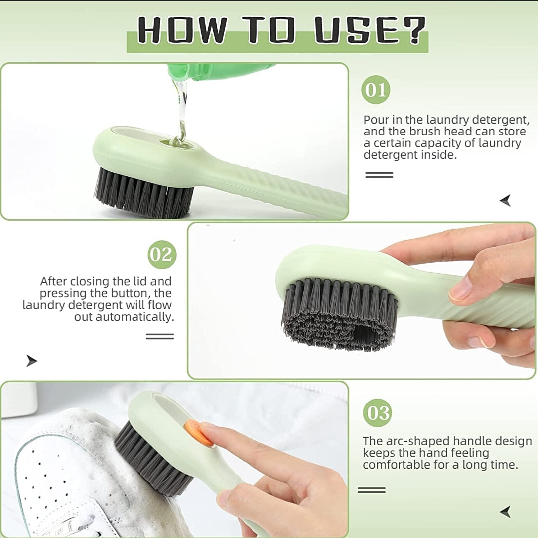 2-in-1 Liquid Dispensing Cleaning Brush 🧽👟
‎